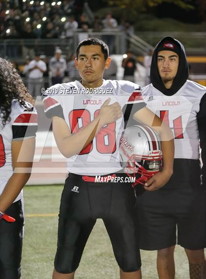 Thumbnail 3 in Lincoln vs Edison (CIF SJS Round 1 Playoff) photogallery.