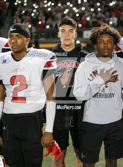 Thumbnail 1 in Lincoln vs Edison (CIF SJS Round 1 Playoff) photogallery.