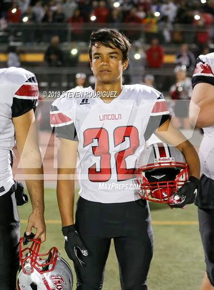 Thumbnail 2 in Lincoln vs Edison (CIF SJS Round 1 Playoff) photogallery.