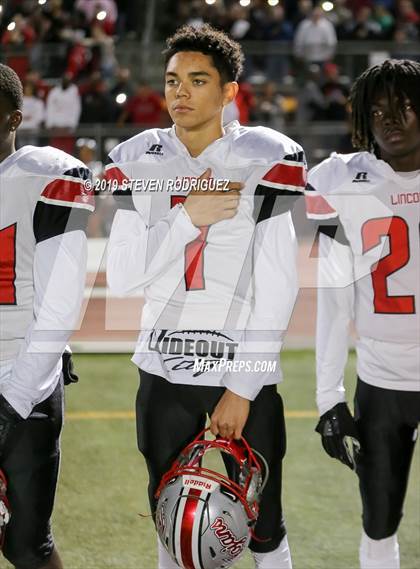 Thumbnail 2 in Lincoln vs Edison (CIF SJS Round 1 Playoff) photogallery.