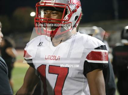 Thumbnail 1 in Lincoln vs Edison (CIF SJS Round 1 Playoff) photogallery.