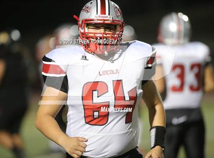 Thumbnail 3 in Lincoln vs Edison (CIF SJS Round 1 Playoff) photogallery.