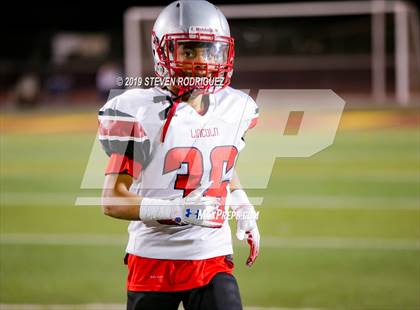 Thumbnail 3 in Lincoln vs Edison (CIF SJS Round 1 Playoff) photogallery.