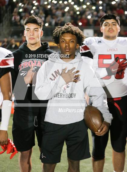 Thumbnail 3 in Lincoln vs Edison (CIF SJS Round 1 Playoff) photogallery.