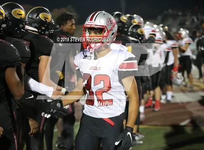 Thumbnail 3 in Lincoln vs Edison (CIF SJS Round 1 Playoff) photogallery.