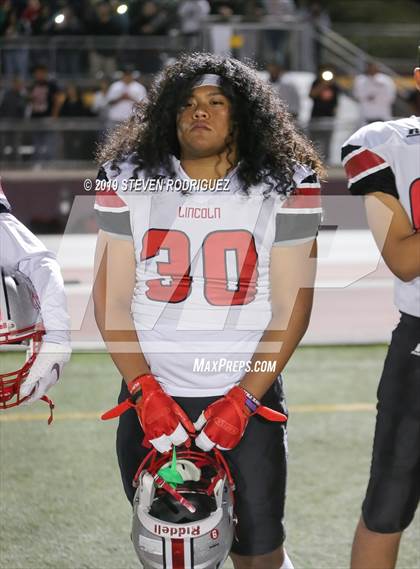 Thumbnail 1 in Lincoln vs Edison (CIF SJS Round 1 Playoff) photogallery.