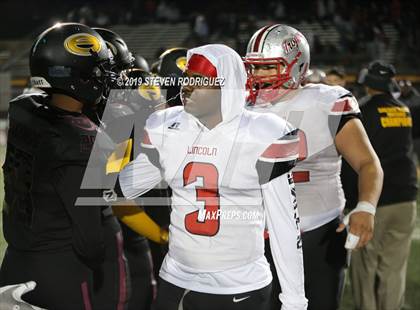 Thumbnail 1 in Lincoln vs Edison (CIF SJS Round 1 Playoff) photogallery.