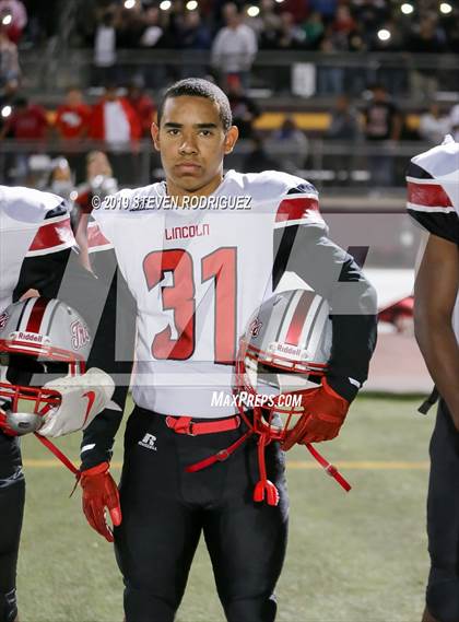 Thumbnail 2 in Lincoln vs Edison (CIF SJS Round 1 Playoff) photogallery.