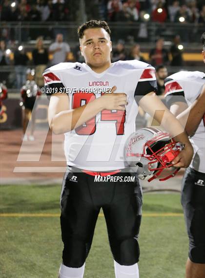 Thumbnail 1 in Lincoln vs Edison (CIF SJS Round 1 Playoff) photogallery.