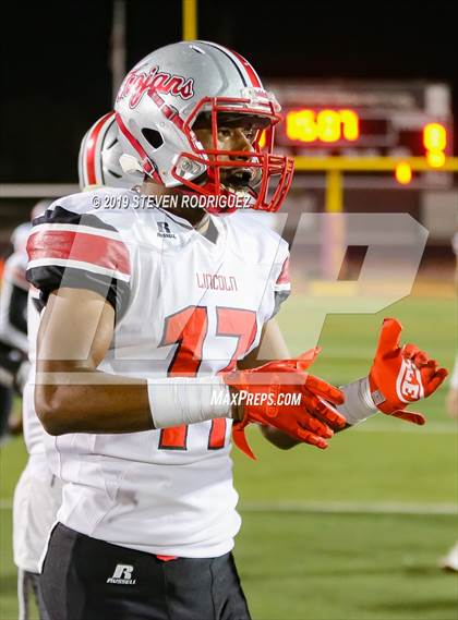 Thumbnail 1 in Lincoln vs Edison (CIF SJS Round 1 Playoff) photogallery.