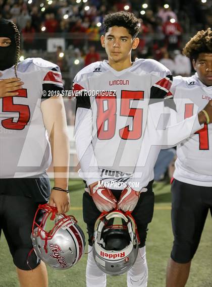 Thumbnail 3 in Lincoln vs Edison (CIF SJS Round 1 Playoff) photogallery.