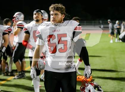 Thumbnail 1 in Lincoln vs Edison (CIF SJS Round 1 Playoff) photogallery.