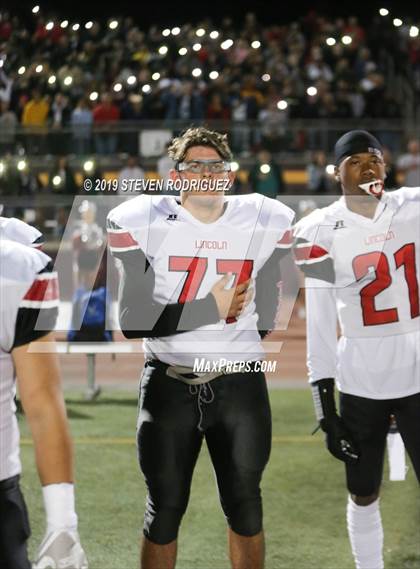 Thumbnail 1 in Lincoln vs Edison (CIF SJS Round 1 Playoff) photogallery.