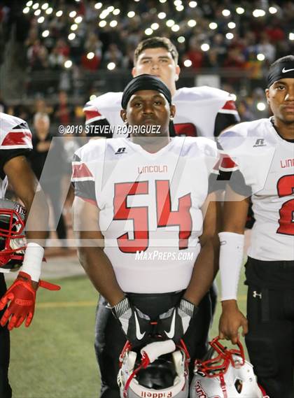 Thumbnail 3 in Lincoln vs Edison (CIF SJS Round 1 Playoff) photogallery.