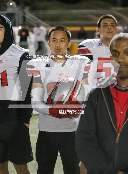 Thumbnail 1 in Lincoln vs Edison (CIF SJS Round 1 Playoff) photogallery.