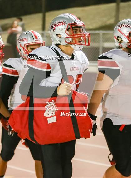 Thumbnail 2 in Lincoln vs Edison (CIF SJS Round 1 Playoff) photogallery.