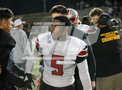 Thumbnail 3 in Lincoln vs Edison (CIF SJS Round 1 Playoff) photogallery.