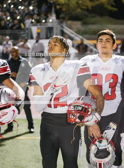 Thumbnail 1 in Lincoln vs Edison (CIF SJS Round 1 Playoff) photogallery.