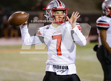 Thumbnail 2 in Lincoln vs Edison (CIF SJS Round 1 Playoff) photogallery.