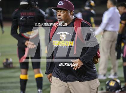 Thumbnail 2 in Lincoln vs Edison (CIF SJS Round 1 Playoff) photogallery.