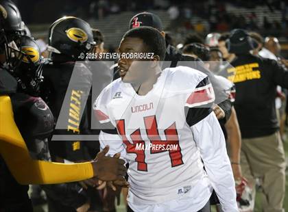 Thumbnail 2 in Lincoln vs Edison (CIF SJS Round 1 Playoff) photogallery.
