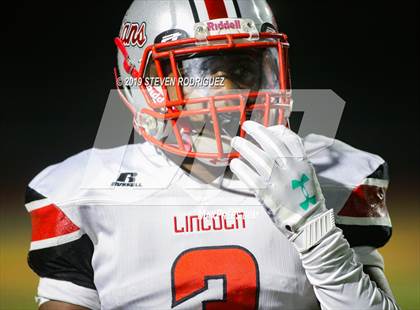 Thumbnail 3 in Lincoln vs Edison (CIF SJS Round 1 Playoff) photogallery.