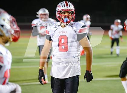 Thumbnail 1 in Lincoln vs Edison (CIF SJS Round 1 Playoff) photogallery.