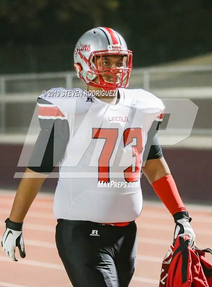 Thumbnail 1 in Lincoln vs Edison (CIF SJS Round 1 Playoff) photogallery.