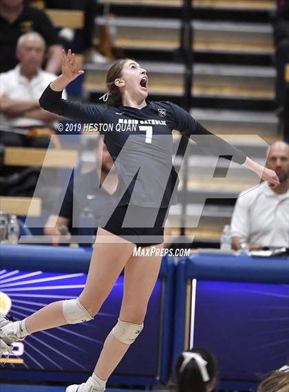 Thumbnail 3 in Marin Catholic vs. Torrey Pines (CIF State Open Final) photogallery.