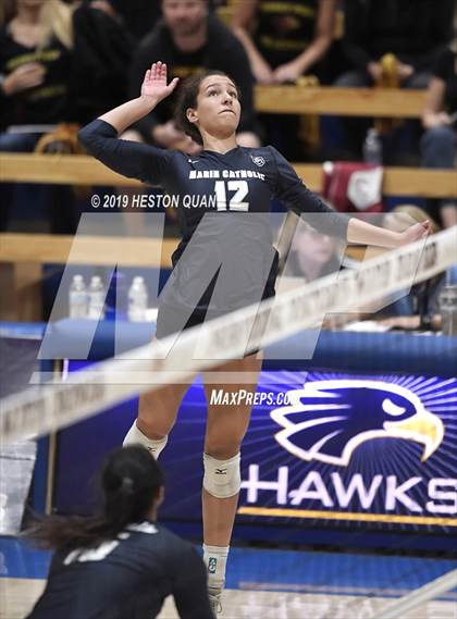 Thumbnail 3 in Marin Catholic vs. Torrey Pines (CIF State Open Final) photogallery.
