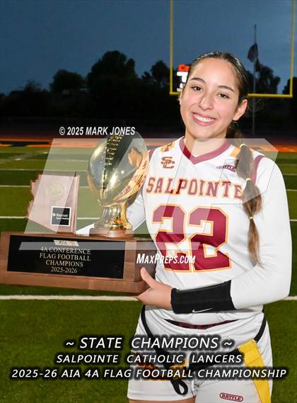 Thumbnail 1 in Salpointe Catholic vs. Eastmark (AIA 4A Final - Awards) photogallery.