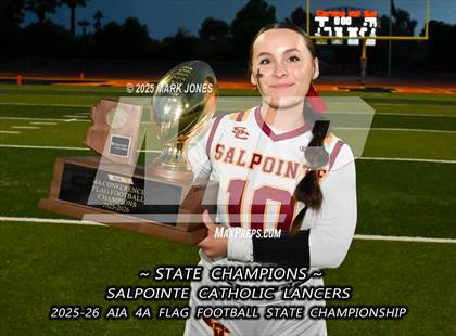 Thumbnail 1 in Salpointe Catholic vs. Eastmark (AIA 4A Final - Awards) photogallery.