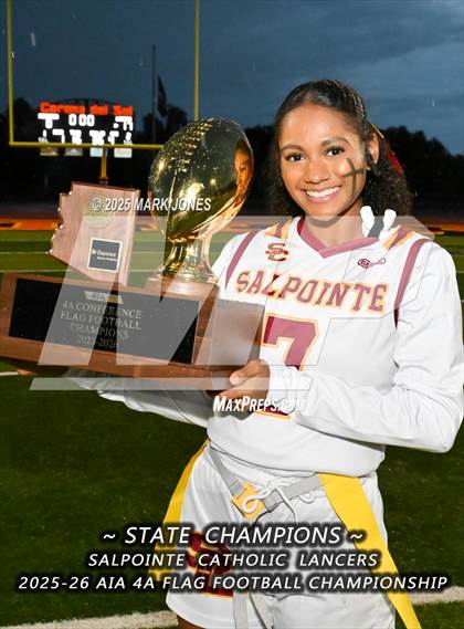 Thumbnail 2 in Salpointe Catholic vs. Eastmark (AIA 4A Final - Awards) photogallery.