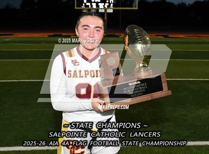 Thumbnail 2 in Salpointe Catholic vs. Eastmark (AIA 4A Final - Awards) photogallery.