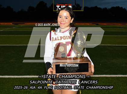 Thumbnail 1 in Salpointe Catholic vs. Eastmark (AIA 4A Final - Awards) photogallery.