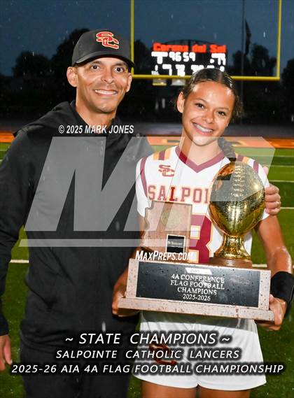 Thumbnail 2 in Salpointe Catholic vs. Eastmark (AIA 4A Final - Awards) photogallery.