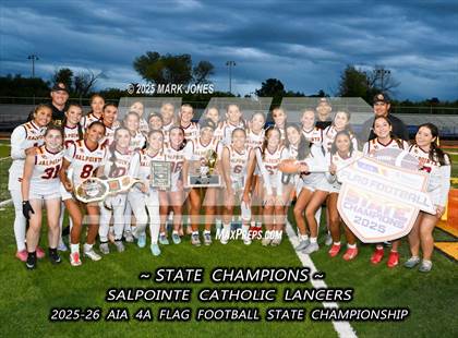 Thumbnail 2 in Salpointe Catholic vs. Eastmark (AIA 4A Final - Awards) photogallery.