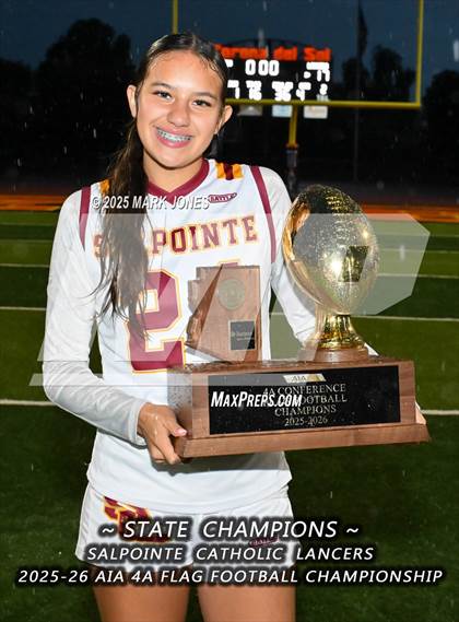 Thumbnail 3 in Salpointe Catholic vs. Eastmark (AIA 4A Final - Awards) photogallery.