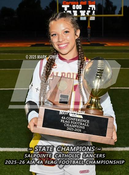 Thumbnail 3 in Salpointe Catholic vs. Eastmark (AIA 4A Final - Awards) photogallery.