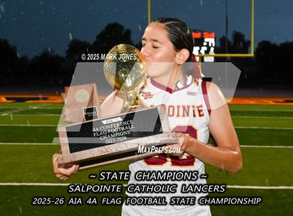 Thumbnail 2 in Salpointe Catholic vs. Eastmark (AIA 4A Final - Awards) photogallery.