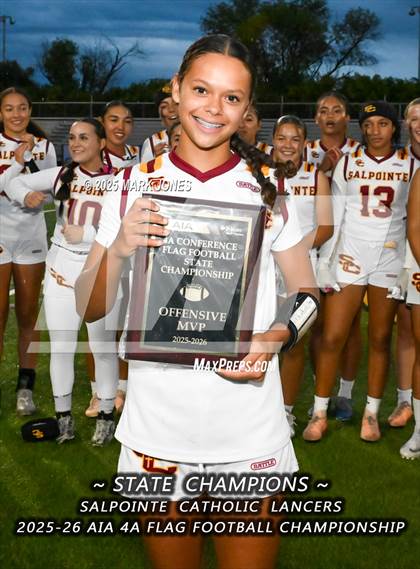 Thumbnail 1 in Salpointe Catholic vs. Eastmark (AIA 4A Final - Awards) photogallery.