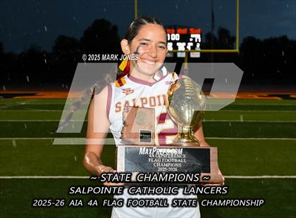 Thumbnail 1 in Salpointe Catholic vs. Eastmark (AIA 4A Final - Awards) photogallery.