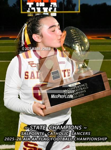 Thumbnail 2 in Salpointe Catholic vs. Eastmark (AIA 4A Final - Awards) photogallery.