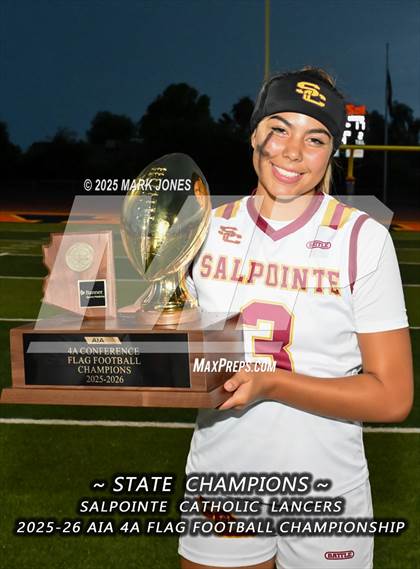 Thumbnail 2 in Salpointe Catholic vs. Eastmark (AIA 4A Final - Awards) photogallery.
