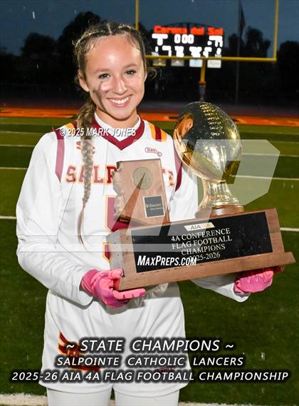 Thumbnail 1 in Salpointe Catholic vs. Eastmark (AIA 4A Final - Awards) photogallery.