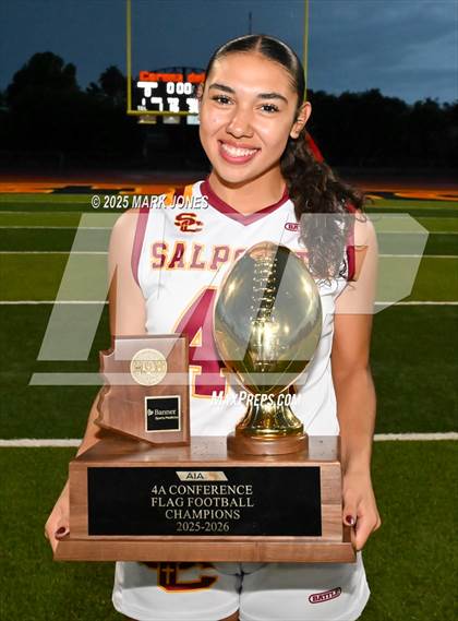 Thumbnail 2 in Salpointe Catholic vs. Eastmark (AIA 4A Final - Awards) photogallery.