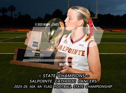 Thumbnail 3 in Salpointe Catholic vs. Eastmark (AIA 4A Final - Awards) photogallery.