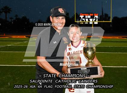 Thumbnail 1 in Salpointe Catholic vs. Eastmark (AIA 4A Final - Awards) photogallery.