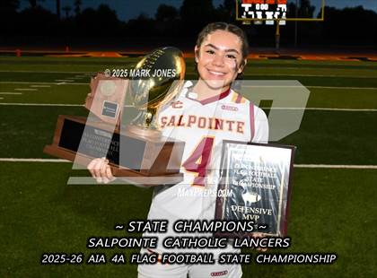 Thumbnail 2 in Salpointe Catholic vs. Eastmark (AIA 4A Final - Awards) photogallery.