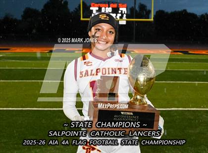 Thumbnail 1 in Salpointe Catholic vs. Eastmark (AIA 4A Final - Awards) photogallery.